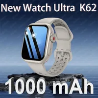 Reloj Ultra K62 hombres mujeres 1000mAh AMOLED 100 + ritmo cardíaco deportivo HD Bluetooth llamada GPS pista impermeable reloj inteligente para iOS Android