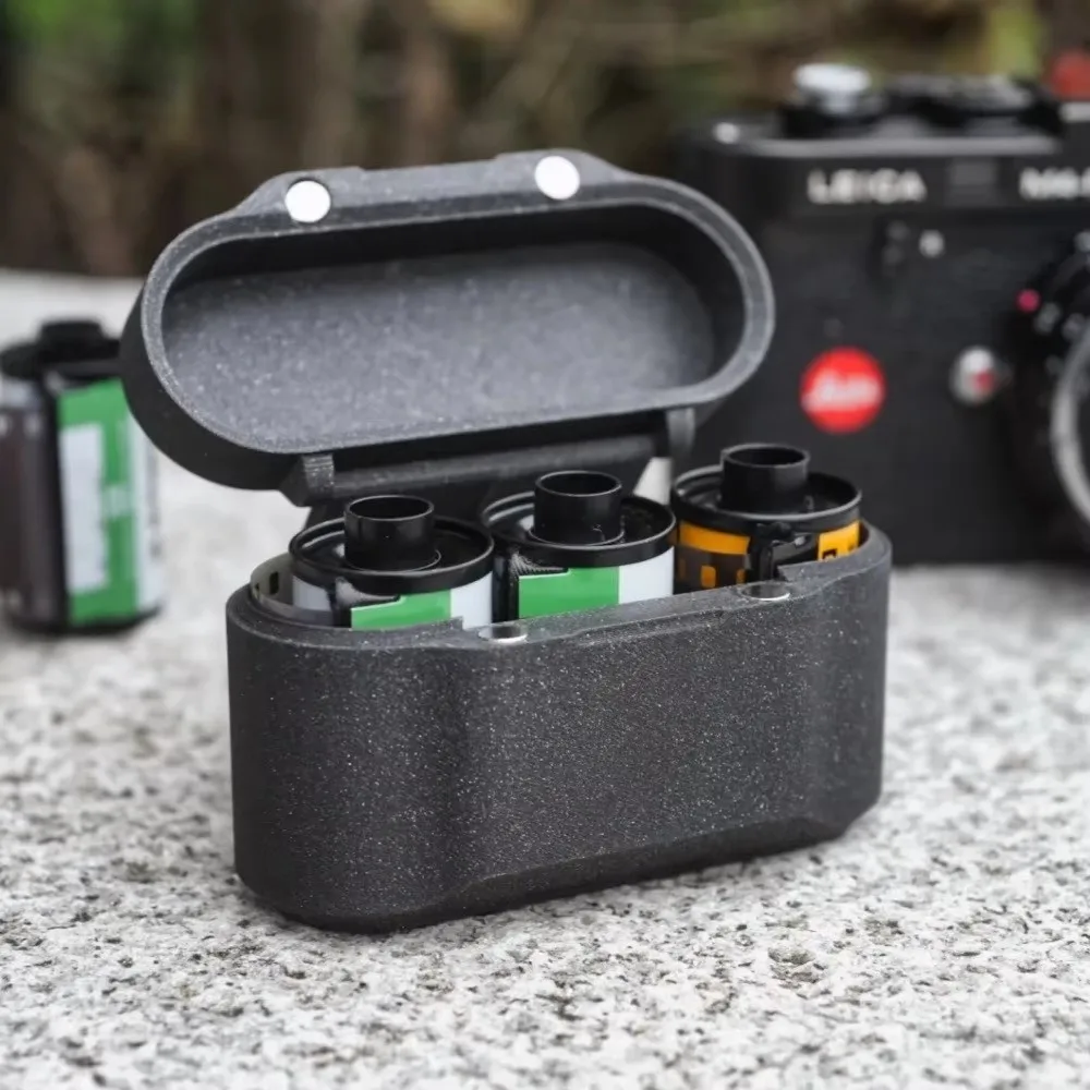 Integrated Film Storage Box Dustproof Flip Cover 35mm Film Travel Box Anti-Crush Lightweight Film Protective Box