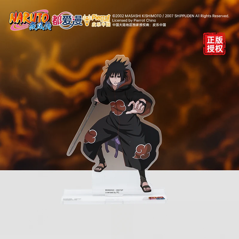 Op voorraad Echte Japanse Anime Naruto Anime Xiao-serie Acryl Staande Kaart Sasuke Itachi Verjaardag Verrassingsgeschenken Speelgoed