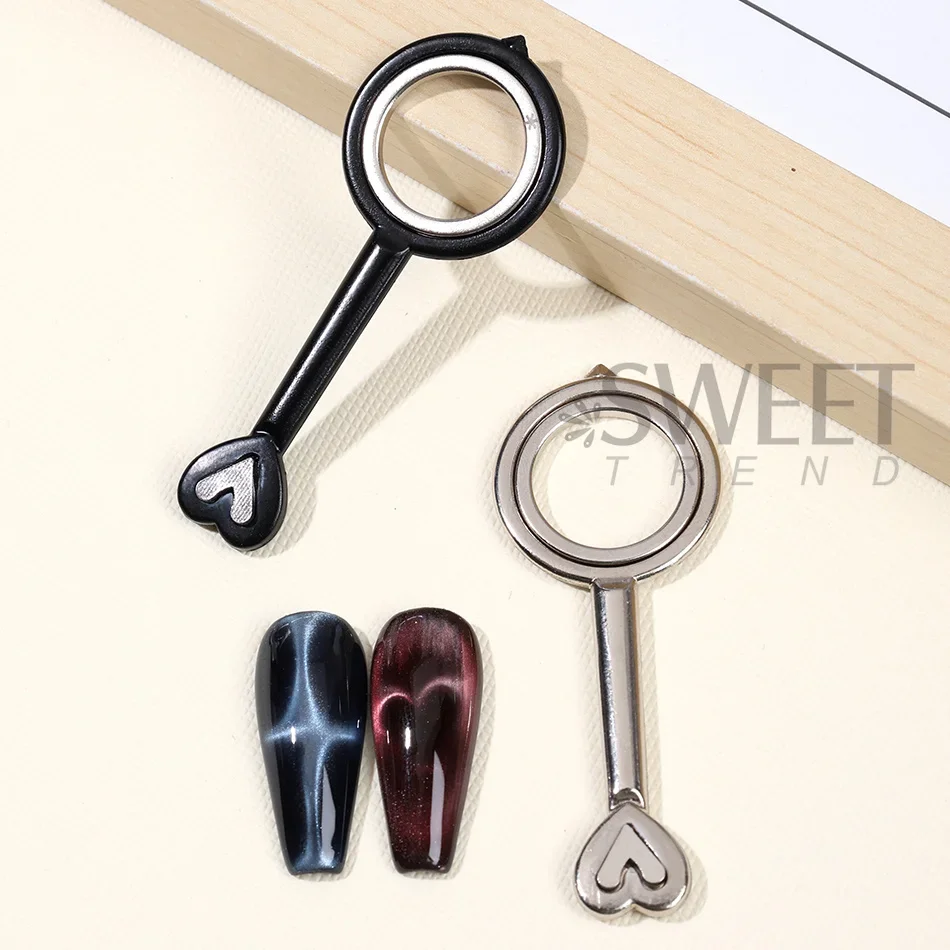 Multi‑function Dual-Head Cat Eye Nail Magnet Stick Circular Heart Manicure Design for Home Use DIY Manicure Accessories Tools