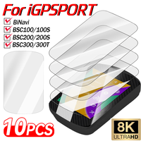 10-1pcs for IGPSPORT BiNavi/BSC100/100S/ BSC200/200S /BSC300/300T Tempered Glass Screen Protectors Cycling GPS Computer Films