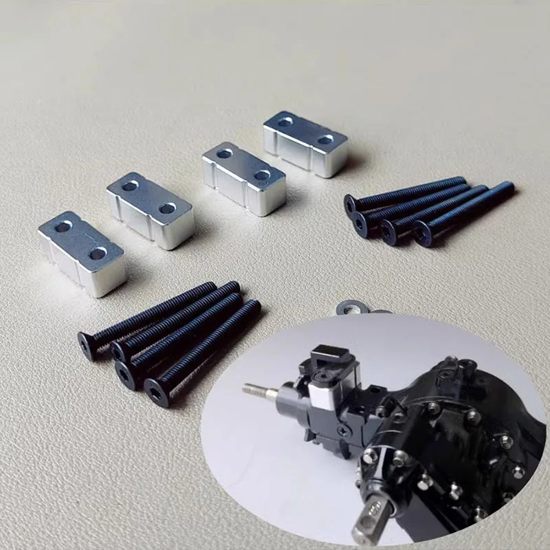 Axle Heightening Pad Suspension Raising Spacer for 1/14 Tamiya RC Truck car Scania MAN Benz Volvo