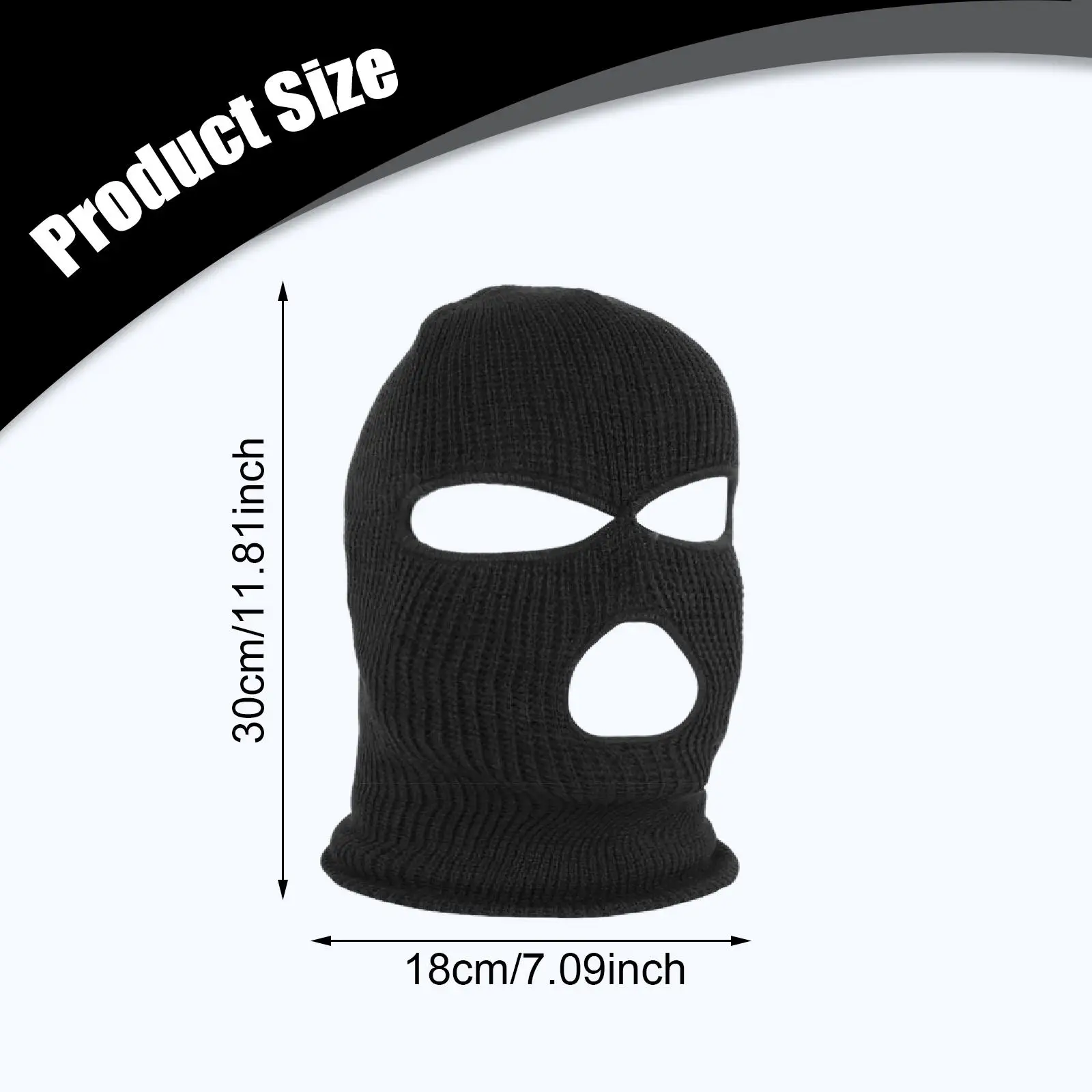 Dog Ear Muffs Polyester Knitted Hat Funny Warm Headgear Cosplay Mask Noise Protection for Winter Medium Large Pet Parties