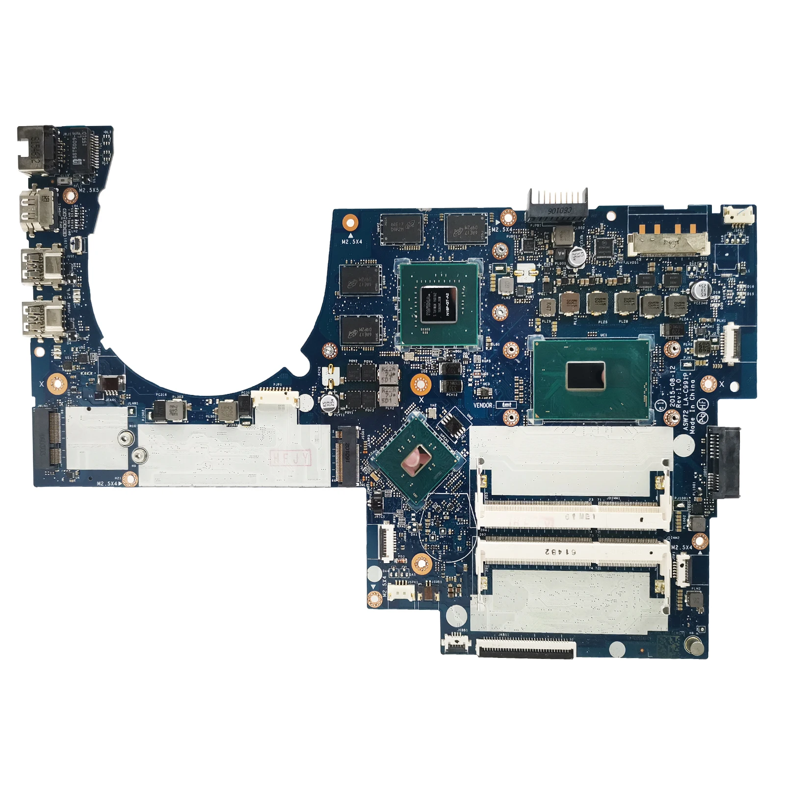 Notebook Mainboard For HP ENVY 17-R 17-N 17T-N Laptop Motherboard LA-C991P with CPU i7-6700HQ GTX950M V4G DDR3 Fully Tested