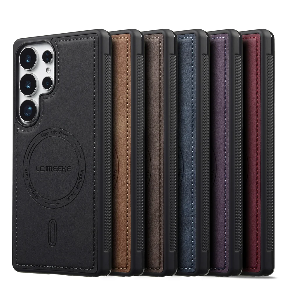 S25 FE Luxury Leather Case For Samsung Galaxy S25 S24 S23 S22 Ultra Case For Galaxy S22 S23 S24 S25 Plus Phone Case - náhled 2
