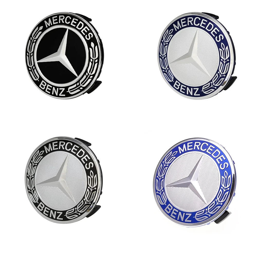 4pcs 75MM wheel Hub Cap Emblem badge for Mercedes Benz C180 C200 E200 E260 E300 ML350 A1714000025 W230 W210 W211 W221 W219