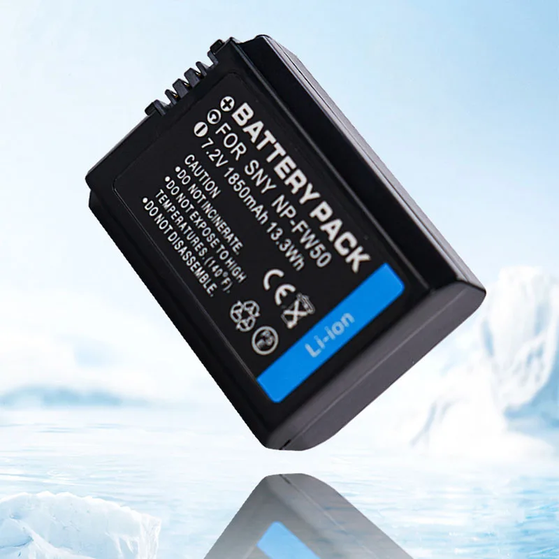Akumulator litowo-jonowy NP-FW50 1850mAh do Sony Alpha A6500 A6300 A6000 A5000 NEX-3 A7R A7S NEX-7 NEX-5R — zdjęcie produktu 3