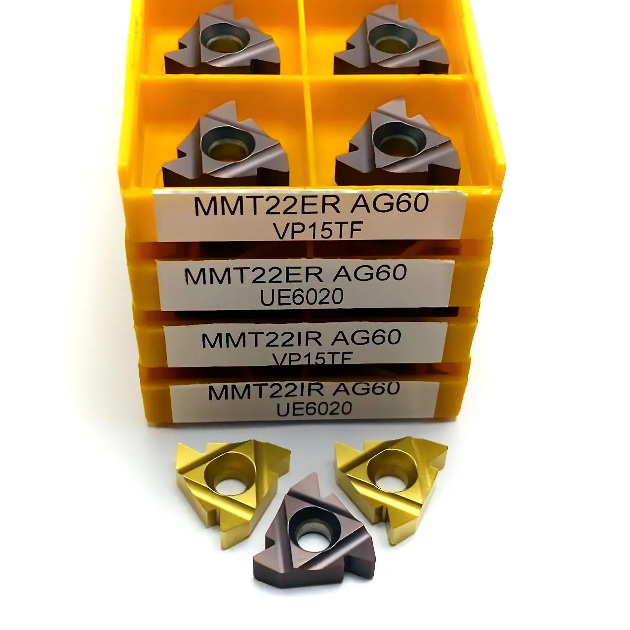 MMT22ER MMT22IR 16ER 16IR 11IR 11ER AG60 VP15TF ER6020 US735 CNC, cortador de fresado de hilo de alta calidad, herramienta de carburo, inserto de