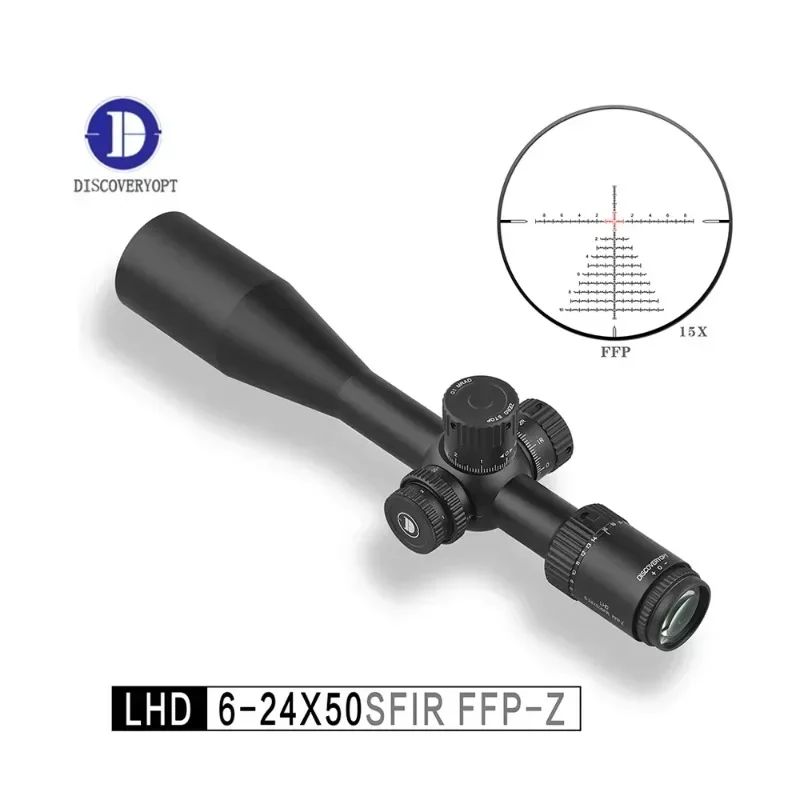 New LHD 6-24X50SFIR remote FFP sight 30mm discovered 62450 Rifal telescope