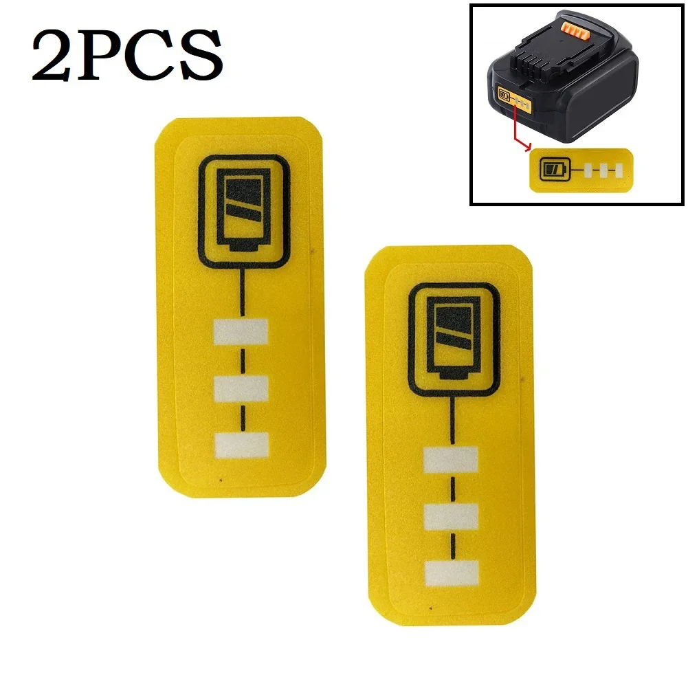 For DeWalt DCB200 18V 14.4V Lithium Battery Capacity LED Key Sticker Label Power Tools Accessories