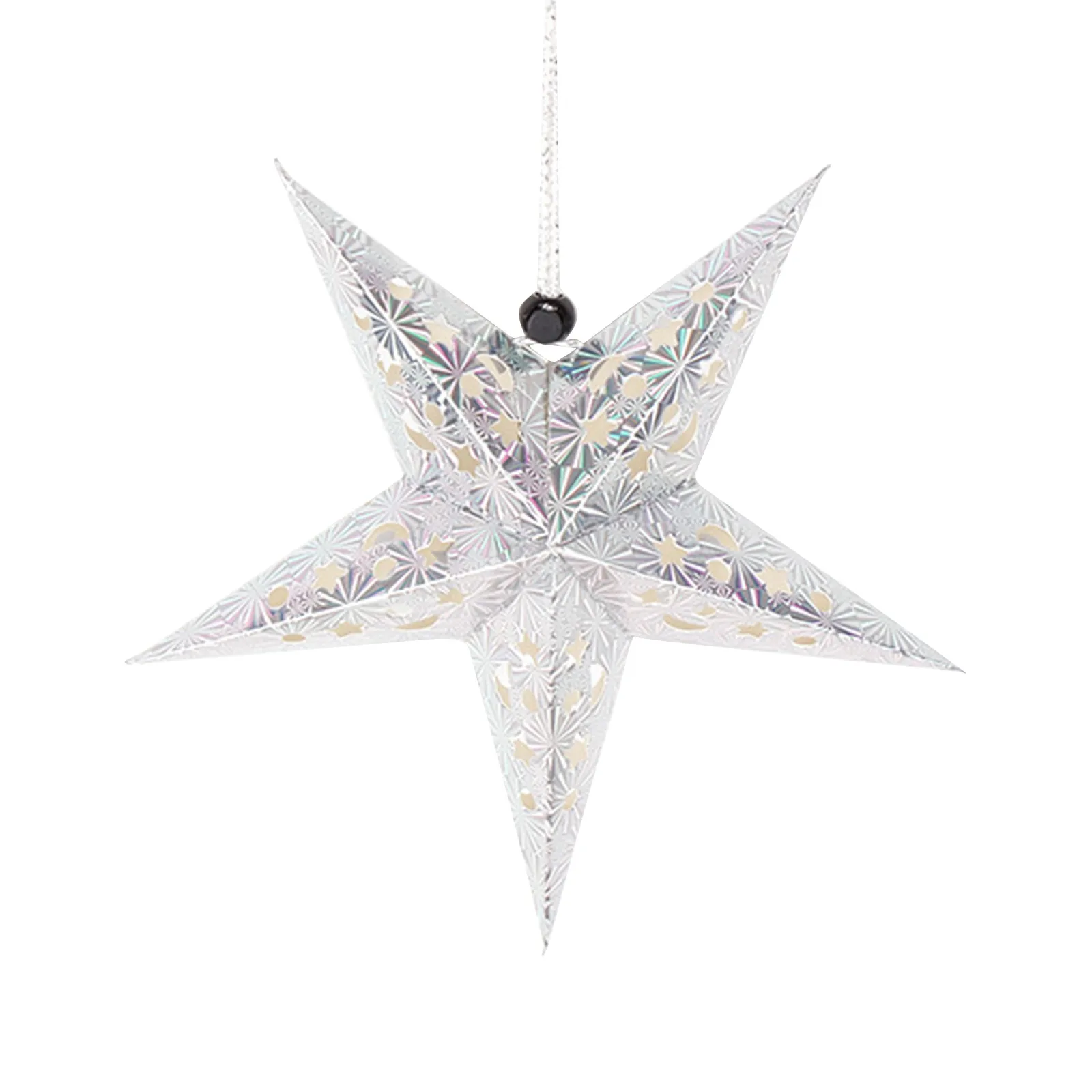 24 Inch Christmas Decoration Xmas Paper Star Holiday Star Hanging Ceiling Stars Pendant 3d Christmas Tree Lamp Shade Paper Star
