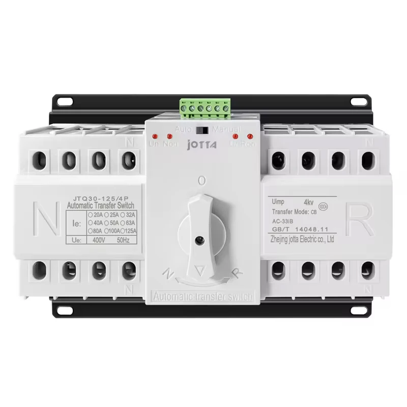 

Jotta ATS Automatic Transfer Switch 4P 63A 125A Changeover Switches Manual Power Change