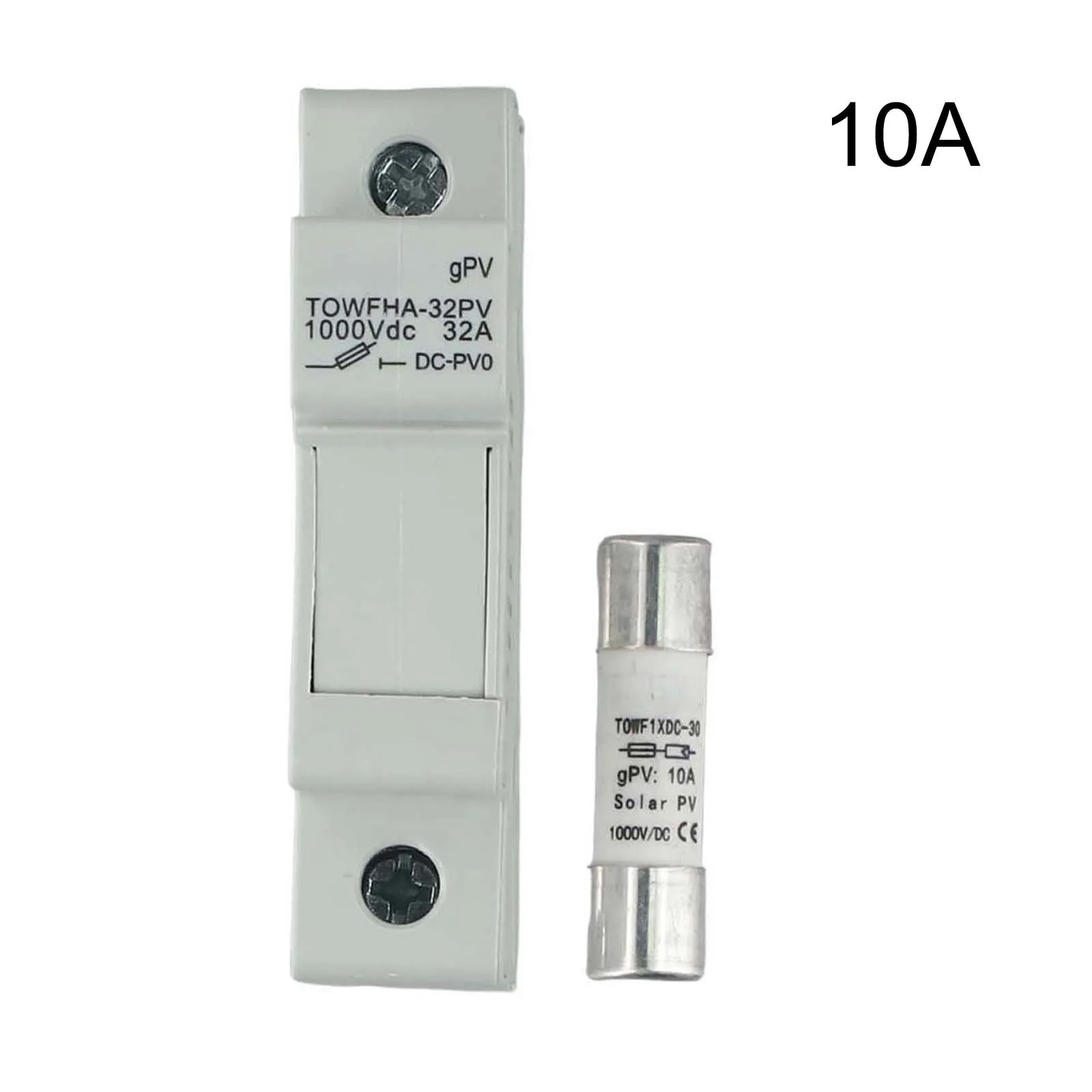 Renewable Energy Projects 95*76*21 Mm Solar Fuse PV String Fuses 30A PV Fuse Heat Resistant Design High Insulation Features