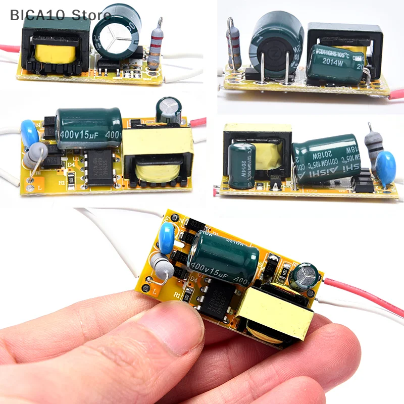 Convertitore di alimentazione per scheda modulo radiante trasformatore di alimentazione driver luce LED 3W 5W 8W 18W 36W per adattatore luce