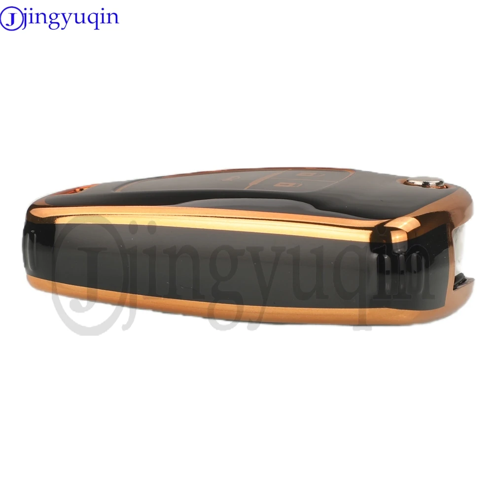 jingyuqin 3/4/5 Buttons Soft TPU Car Key Case For Opel/Buick/Chevrolet Cruze Epica Lova Camaro Impala Aveo Malibu Sail Orlando