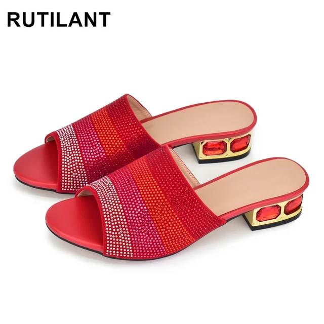 New Arrival Plus Size Women Shoes 43 Luxery Shoes Women Ladies Shoes And Sandals Decorated With Rhinestone Open Toe Shoes Pumps AliExpress