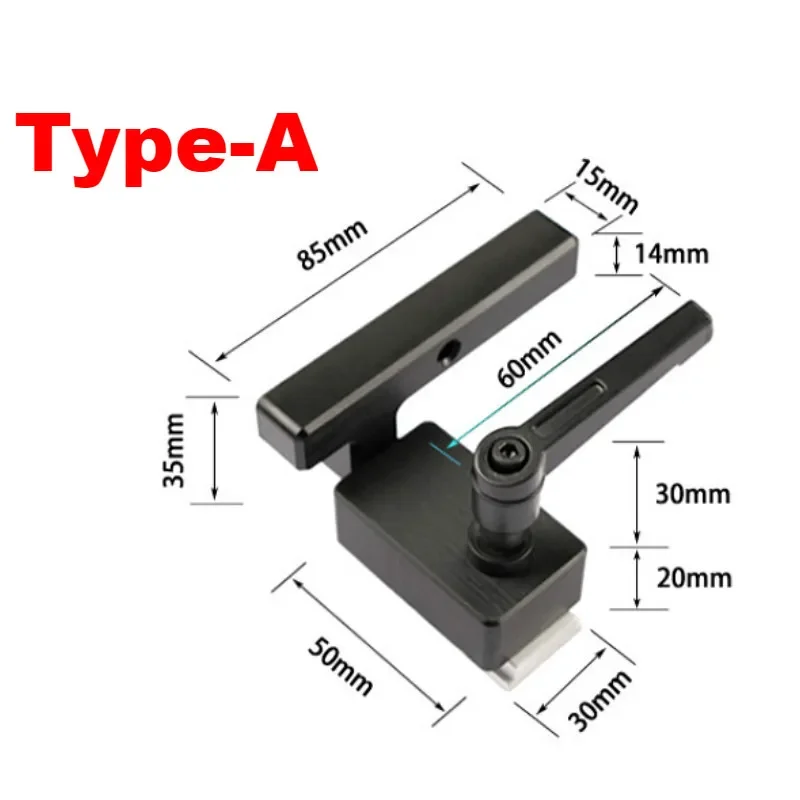 

Aluminium Miter Track Stop for T-Slot T-Tracks Woodworking DIY Wood Working Tools