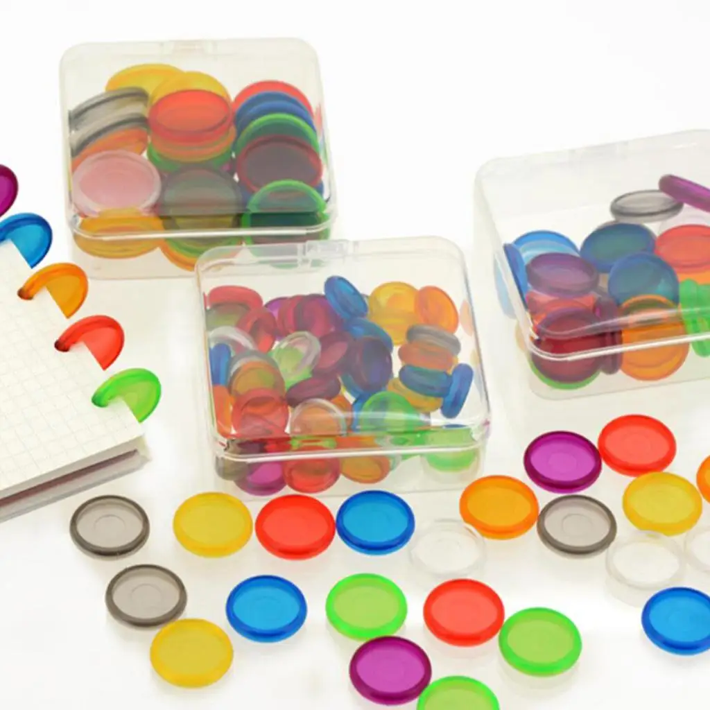 

30 Pack Transparent Plastic Discs Binding DIY Notebook Office Supplies