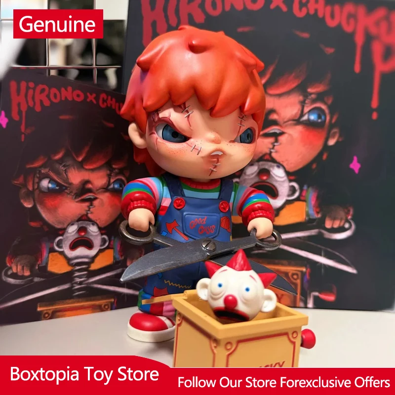 Auténtica Caja Sorpresa de la Serie Chucky de Pop Mart, Figura Coleccionable de la Serie de TV, Caja Misteriosa y Modelo de Juguete de la Serie Chucky de Hirono X Child's Play, Regalo