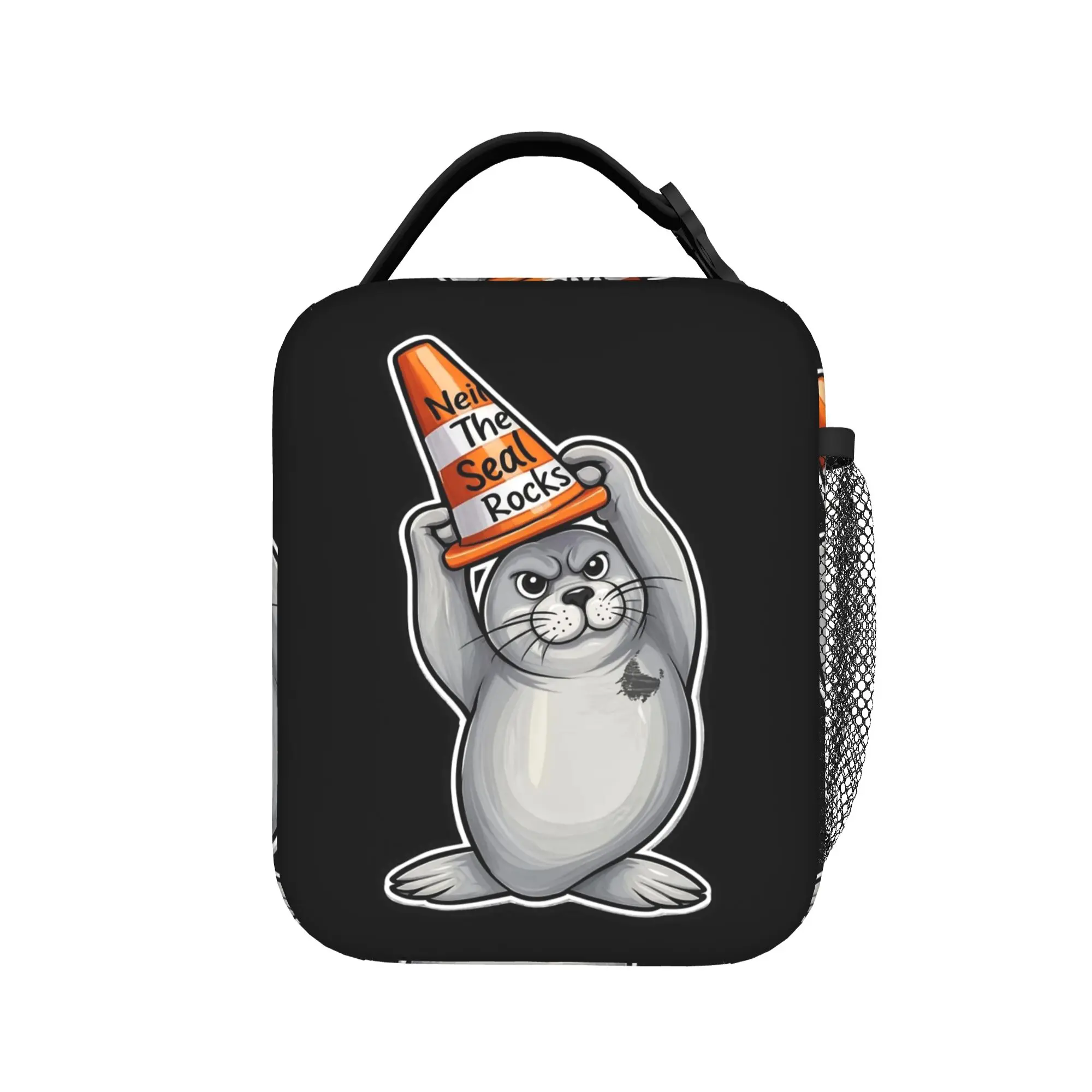 Neil The Seal Rocks Tassie Thermal Insulated Lunch Bags for Picnic  Portable Food Bag Thermal Cooler Food Box