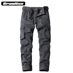 New Men 100% Cotton Fashion Casual Sports Mountain Climbing Breathable Cargo Pants Men Straight-leg Multi-pocket Cargo Pants Men