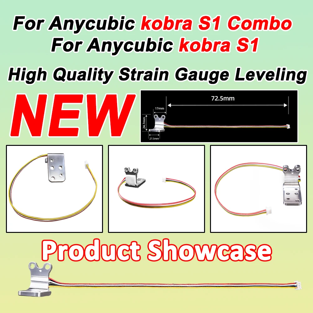 

For Anycubic kobra S1/S1c Strain Gauge High Quality Strain Gauge Leveling 3d Printer Replacement Parts