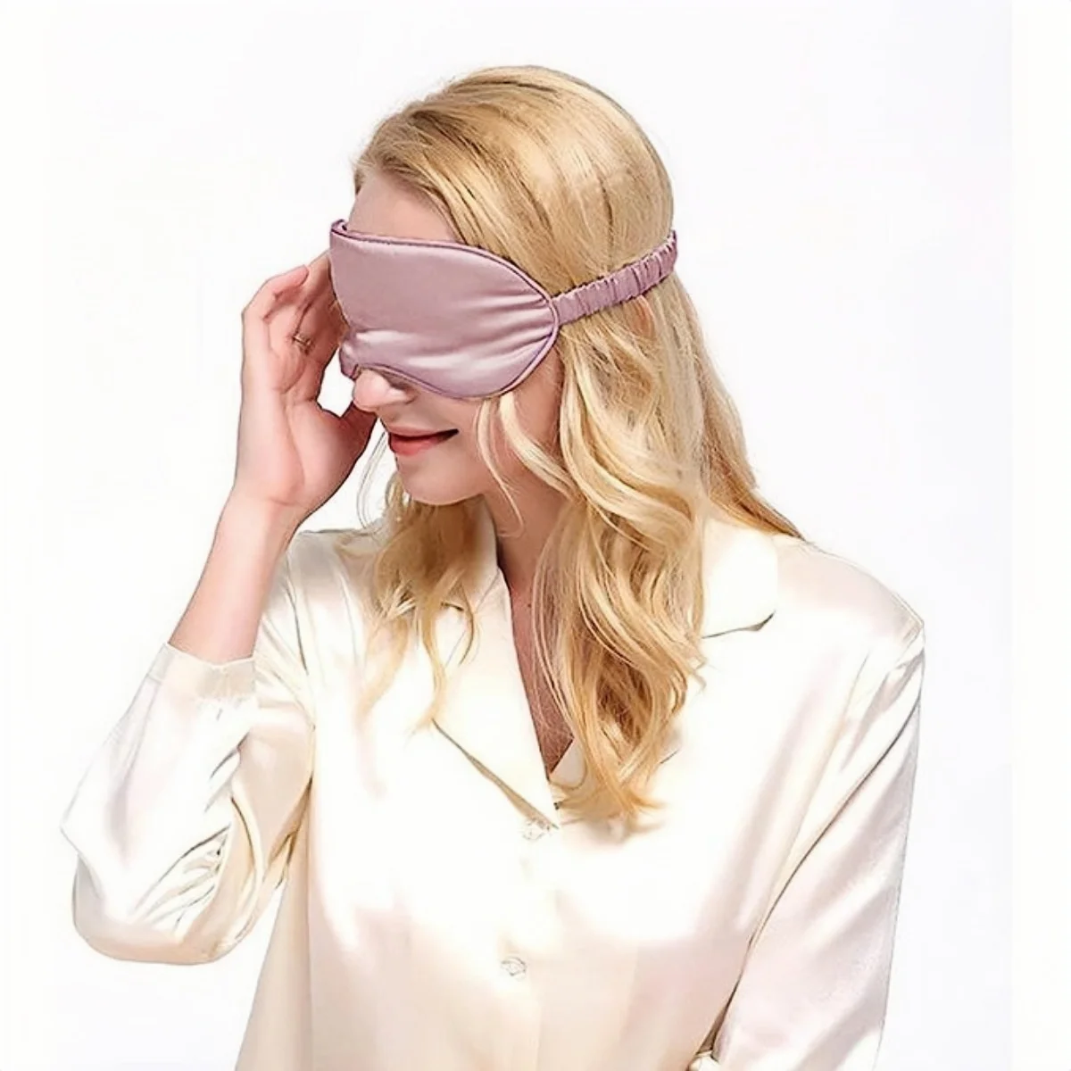Imitated Silk Sleep Eye Mask Shading Eye Patch Portable Travel Relax Eyepatch Lunch Break Eye Cover Night Health Sleeping Shield