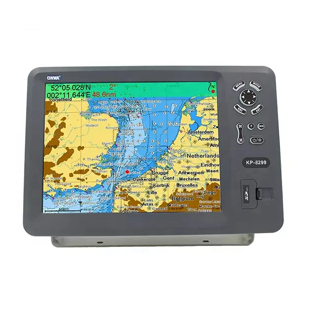 KP-8299 Plotter de gráfico GPS marinho de 8 polegadas funciona com cartão de mapa K-chart / mapa C