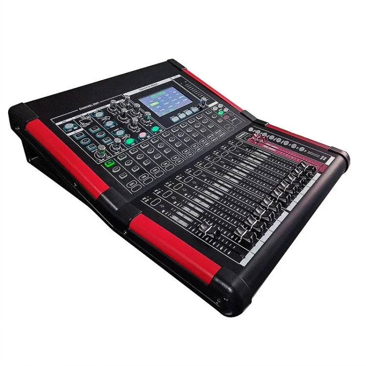 DX-16 Digital Mixer Console Audio Professional Audio Mixing DJ Sound USB Recorder Wireless Control Digital Live Mixer Console