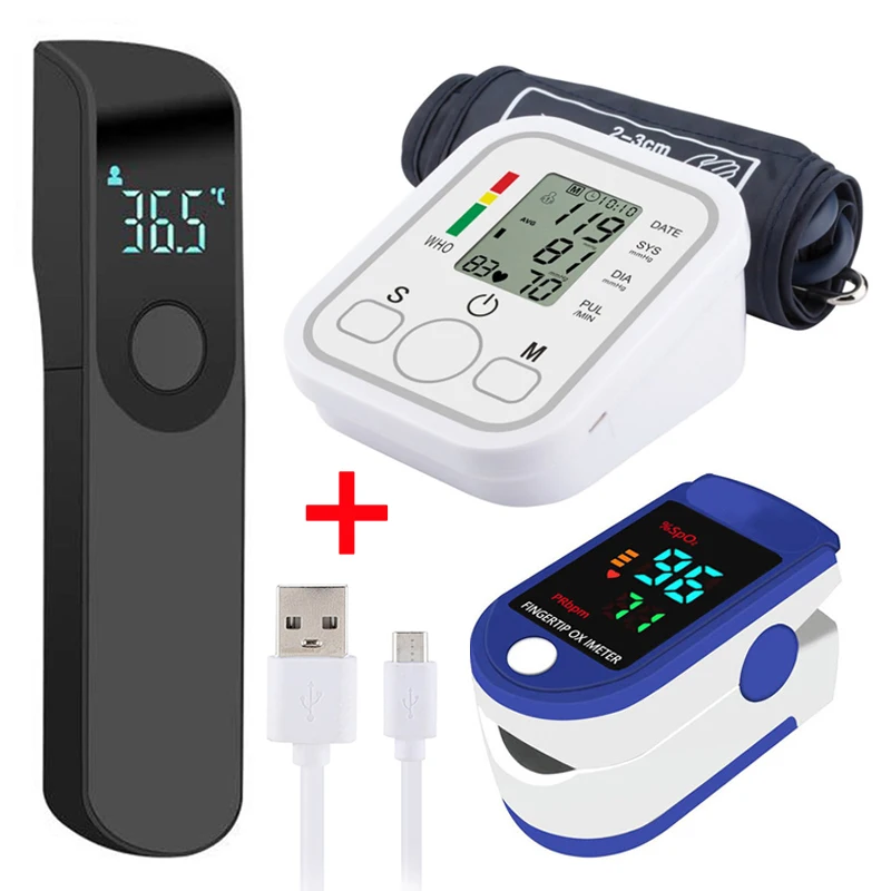 Automatic Digital ARM Blood Pressure Monitor Sphygmomanometer Tonometer Tensiometer Heart Rate Pulse Meter BP Monitor Healthy