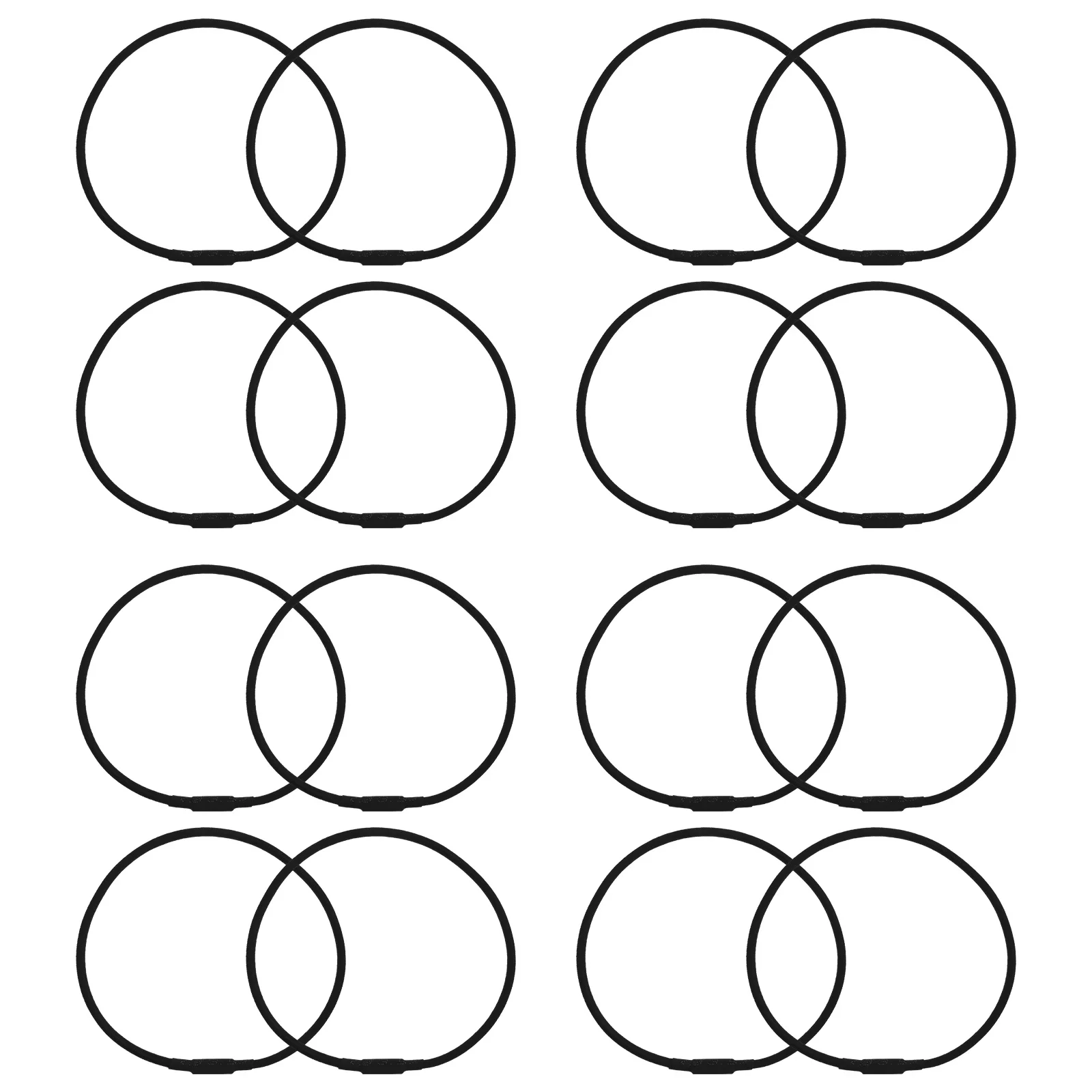 12 قطعة من الأربطة المطاطية المقاومة للصدمات بميكروفون مكثف عالي التوافق مع عزل الضوضاء لمكتب التسجيل الاحترافي #6