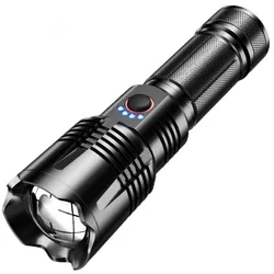 High Power Spotlight Long Range LED Flashlight Portable Charging Torch For Camping Night Fishing