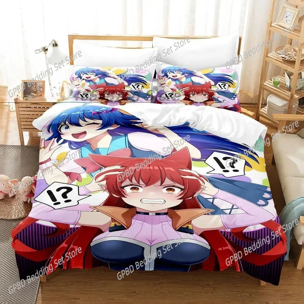 Anime Welcome to Demon School! Iruma-kun Bedding Set Single Twin Full Queen King Size Bed Set Adult Kid Bedroom Duvetcover Sets