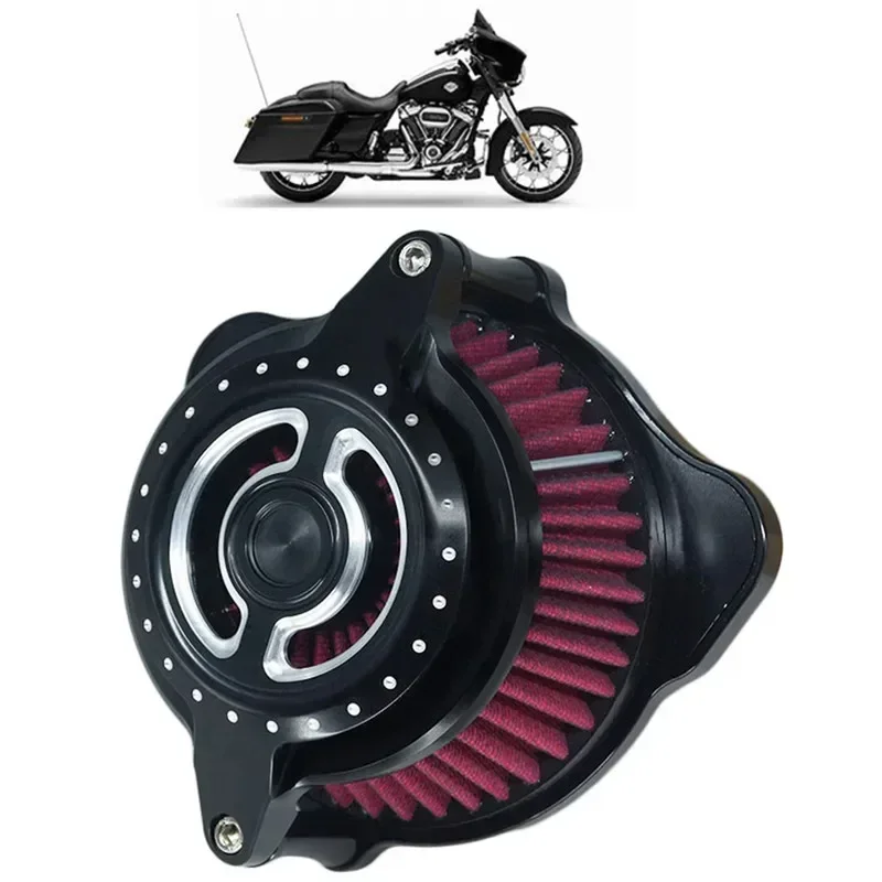 

Воздушный очиститель Softail Dyna для Harley Touring Street Glide Touring Road Glide Power Blunt Filter Cnc Cut Kit