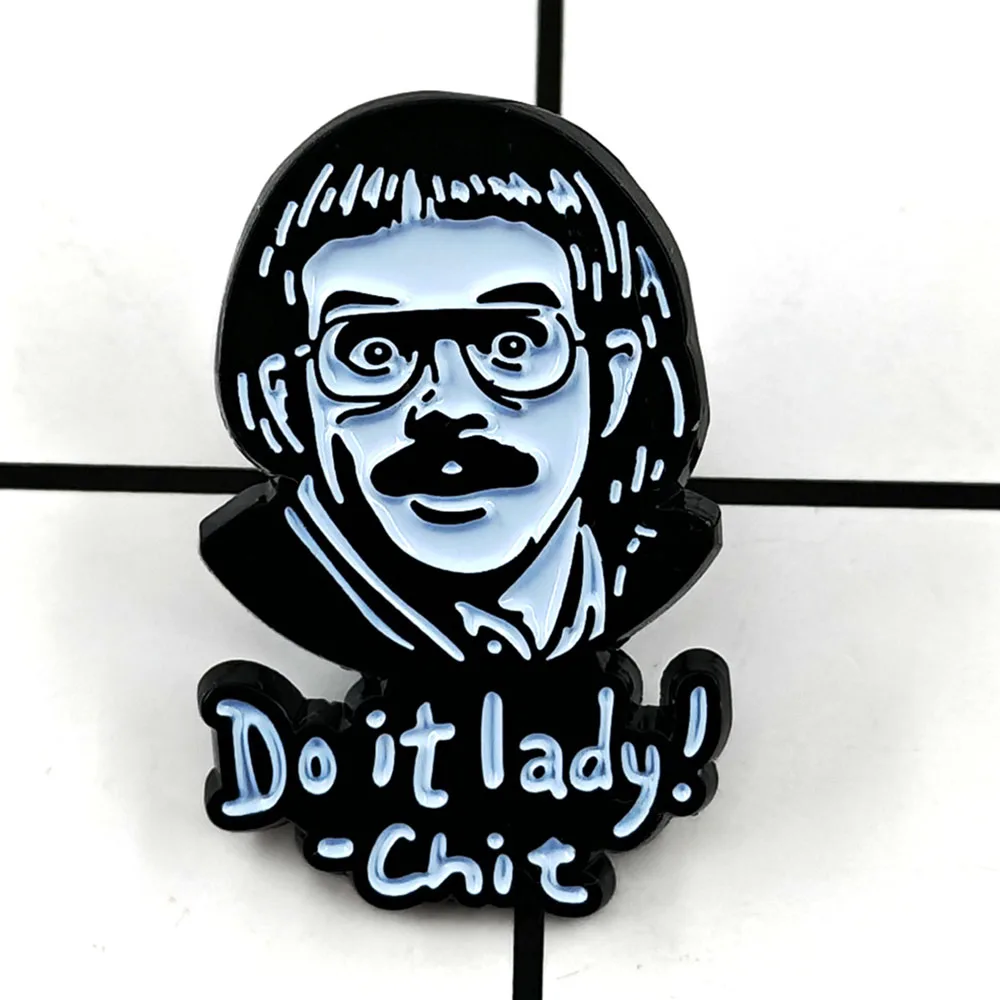 Japanese Comedian Iconic Image Brooch Classic Dialogue Badge Trendy Funny Personality Peripheral Lapel Pin Clothing Accessory