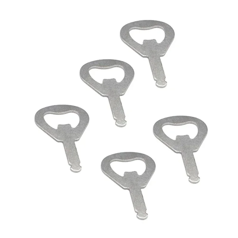 5Pcs Flat Silver Bottle Opener for Soft Drink Beer Opener Hardware DIY Handmade Project Craft for Bar/Home/Restaurant/Kitchen