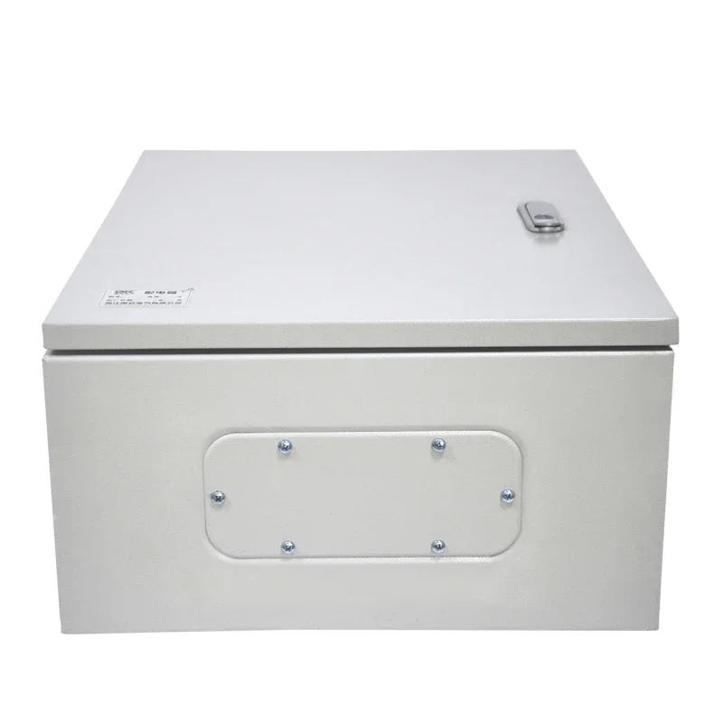 Imagem -05 - Wall Mount Metal Enclosure Caixa de Aço Laminada Placa do Painel Industrial Poliéster Epóxi pó Revestido Caixa de Distribuição Elétrica