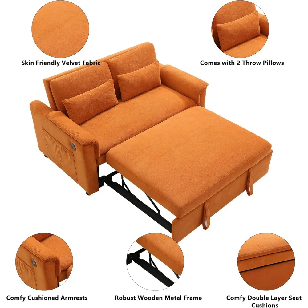 أرائك عصرية بمقعدين، وأريكة مخملية للنوم، وأرائك كرسي مع سرير قابل للسحب، وأرائك قابلة للتحويل بمقعدين لشركة الشركة #4