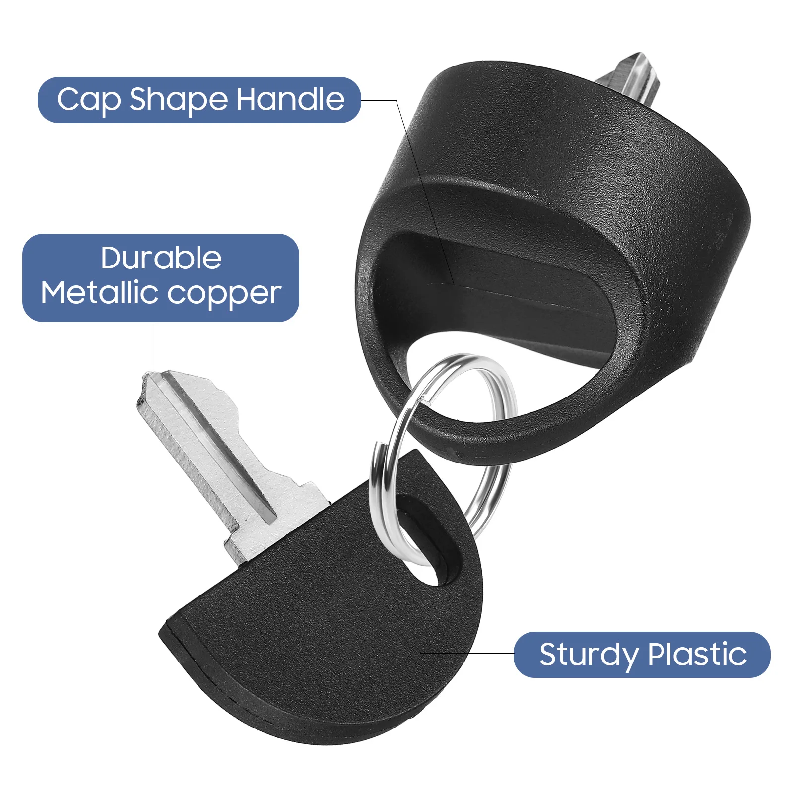 

Mobility Scooter Key Replacement Metal Safety Wheelchair Convenient Water Proof Travel