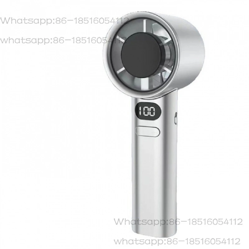 Portable Handheld Fan USB Rechargeable Bladeless High-Speed Electric Cooling Fan for Personal Use