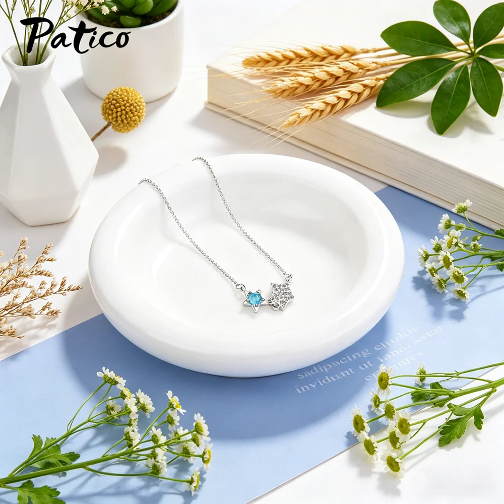 Pulsera de la Amistad con Lazo de Cristal de Moda para Mujeres y Niñas, Plata de Ley 925, Joyería de Moda al por Mayor