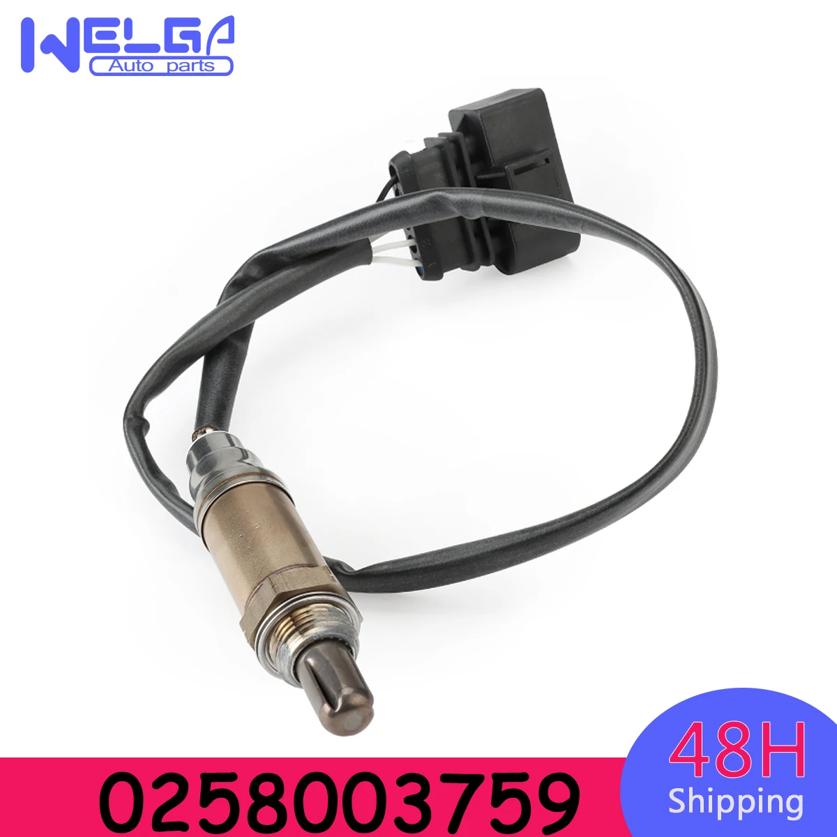 Accesorios para coche Sensor Oxigeno 0258003759 0258003736 13736 021906265AH para AUDI SEAT SKODA VW Vocho Sedan puntero 1993-2004 nuevo