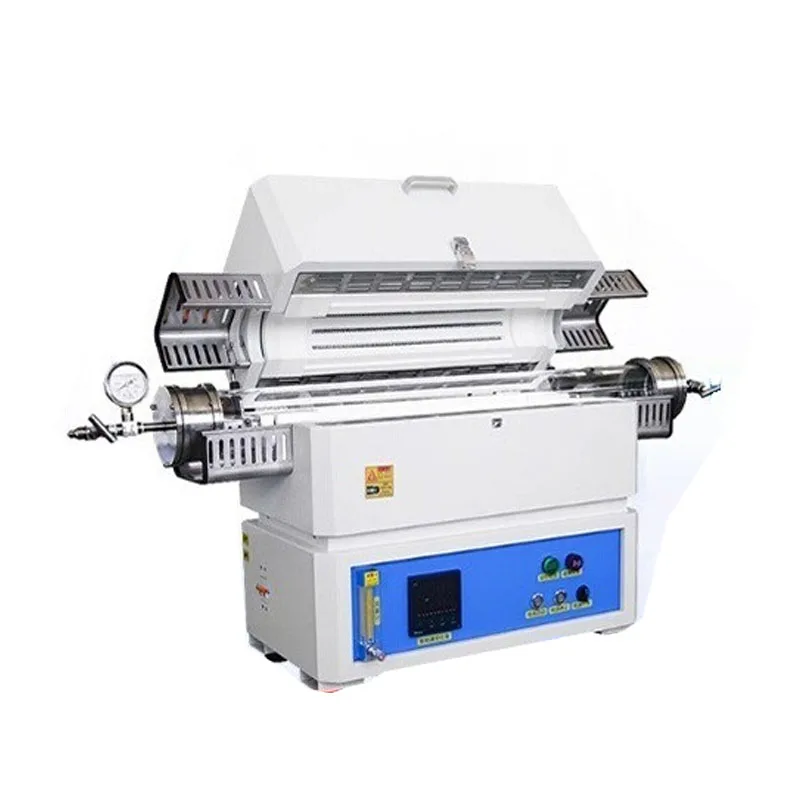 فرن أنبوب الفراغ أنبوب الاحتراق فرن كهربائي بدرجة حرارة عالية 1100 ℃   معالجة الحرارة فرن أنبوب التبريد