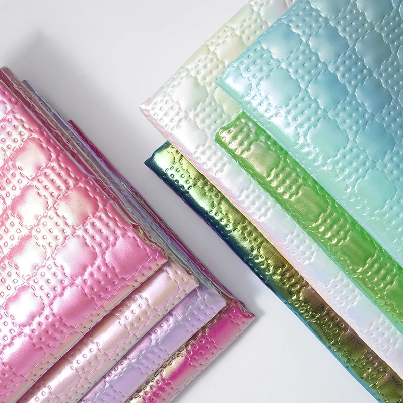 

Стеганая кожаная ткань из искусственной кожи с ультразвуковым тиснением для сумок, ремней, одежды, обуви, швейные принадлежности, оптовая продажа, роскошь