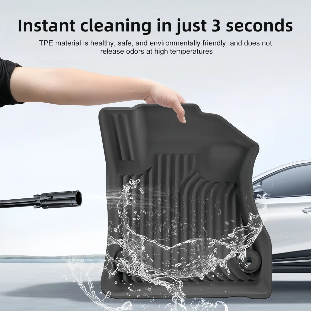Für Nissan Kicks P15 Serie 2022 2023 2024 2025 RHD TPE Fußmatten Wasserdichte Automobilmatte Innenraum Komplettset Zubehör – Detail 2