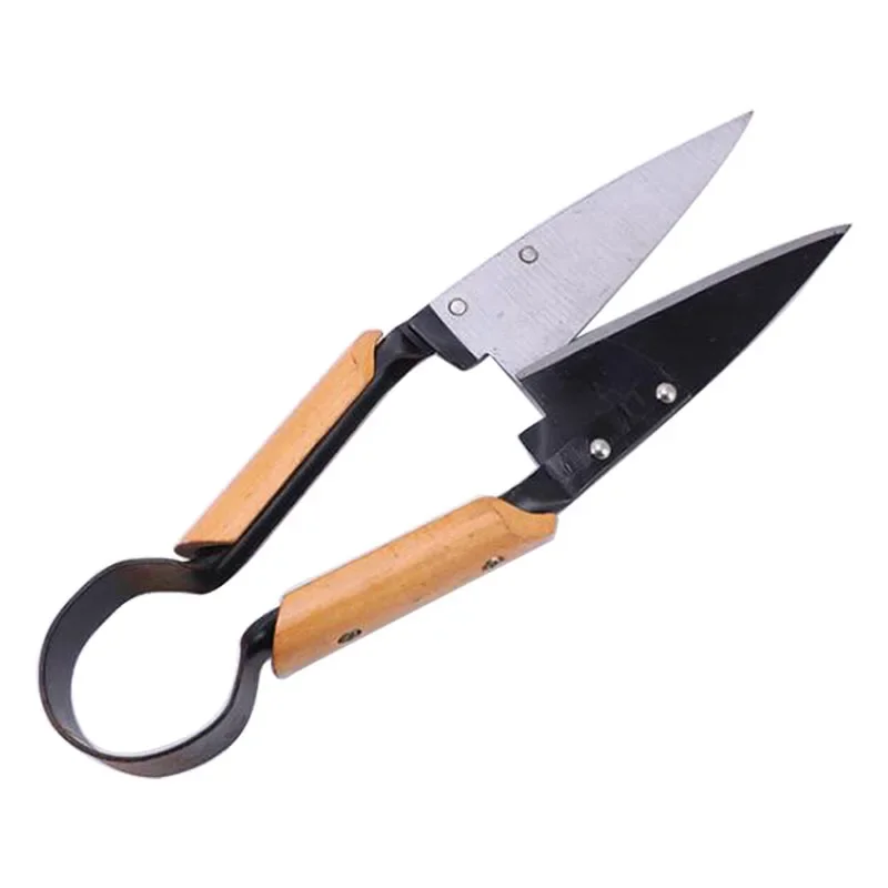 Ergonômico Heavy Duty Cebola e Ovelha Topiary Shear, Jardinagem Poda, Lã Shearin, Árvore Branch Tesoura, 13"