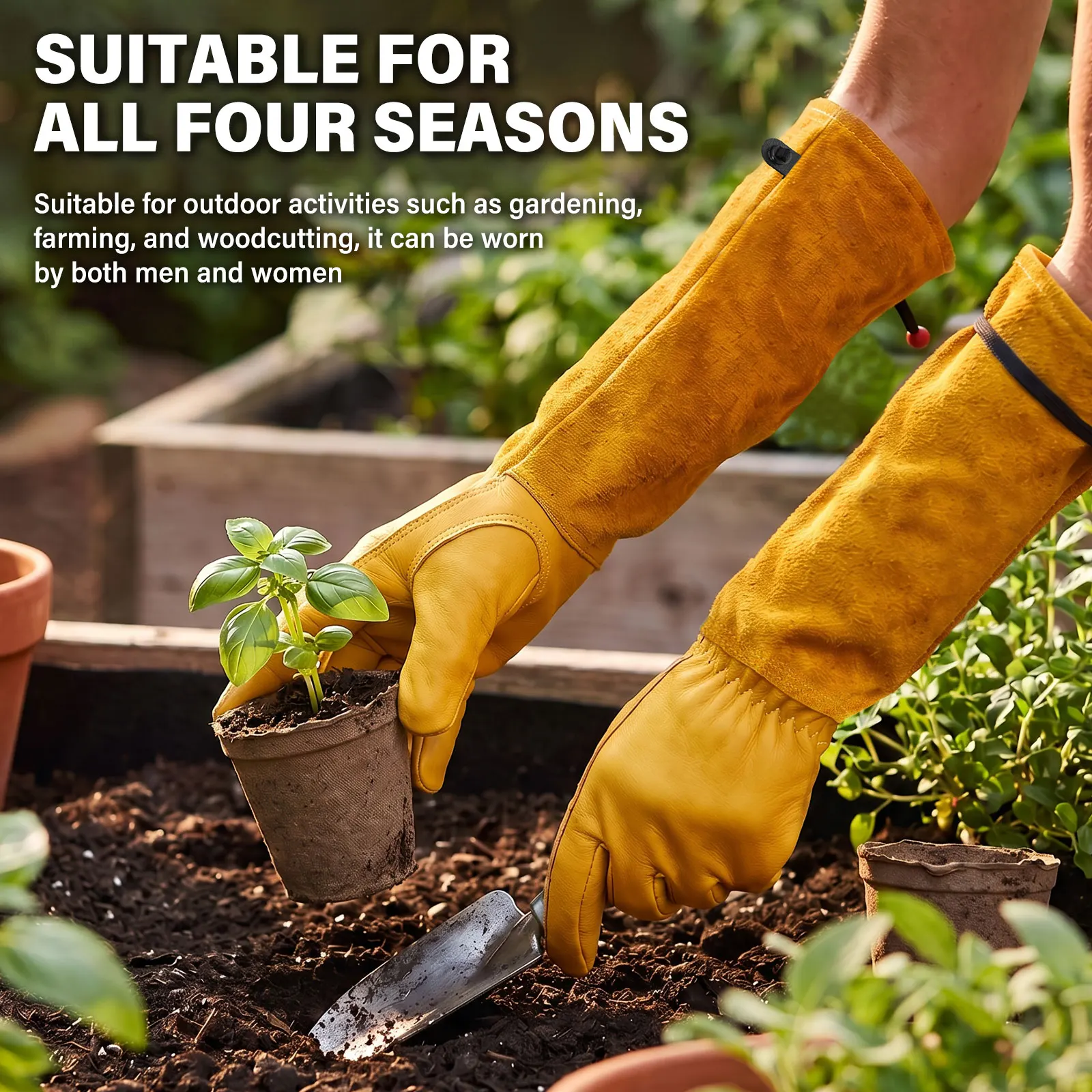 Long Style Gardening Gloves Th - đánh giá và giá Garden Gloves Thorn Proof