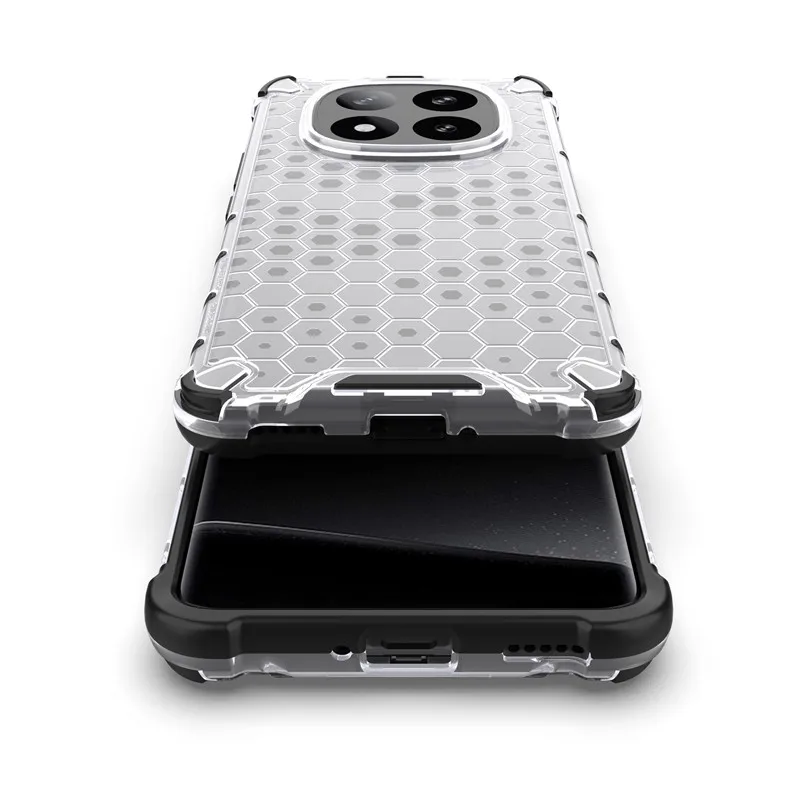 For Xiaomi Redmi Note 14 Pro Plus Case Redmi Note 14 Pro Plus Cover Honeycomb Bumper Protective Phone Cases Redmi Note 14 Funda