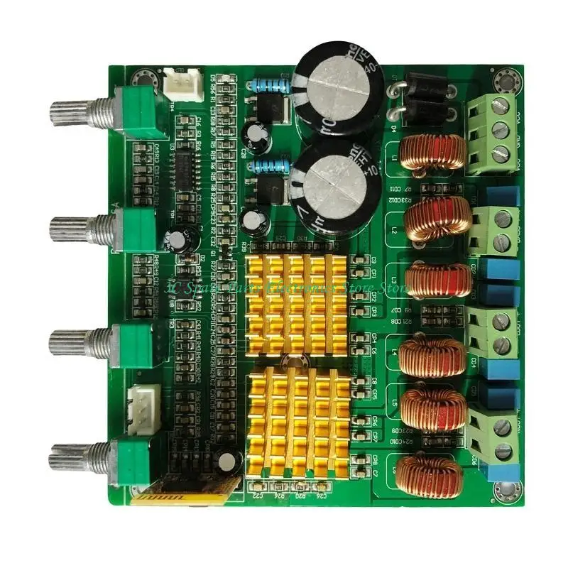 

SZ for DC 22-26V Bluetooth-compatible Subwoofer Amplifier Board 50Wx2+100W 3 Channel High Power Audio Stereo Amplifier Boar
