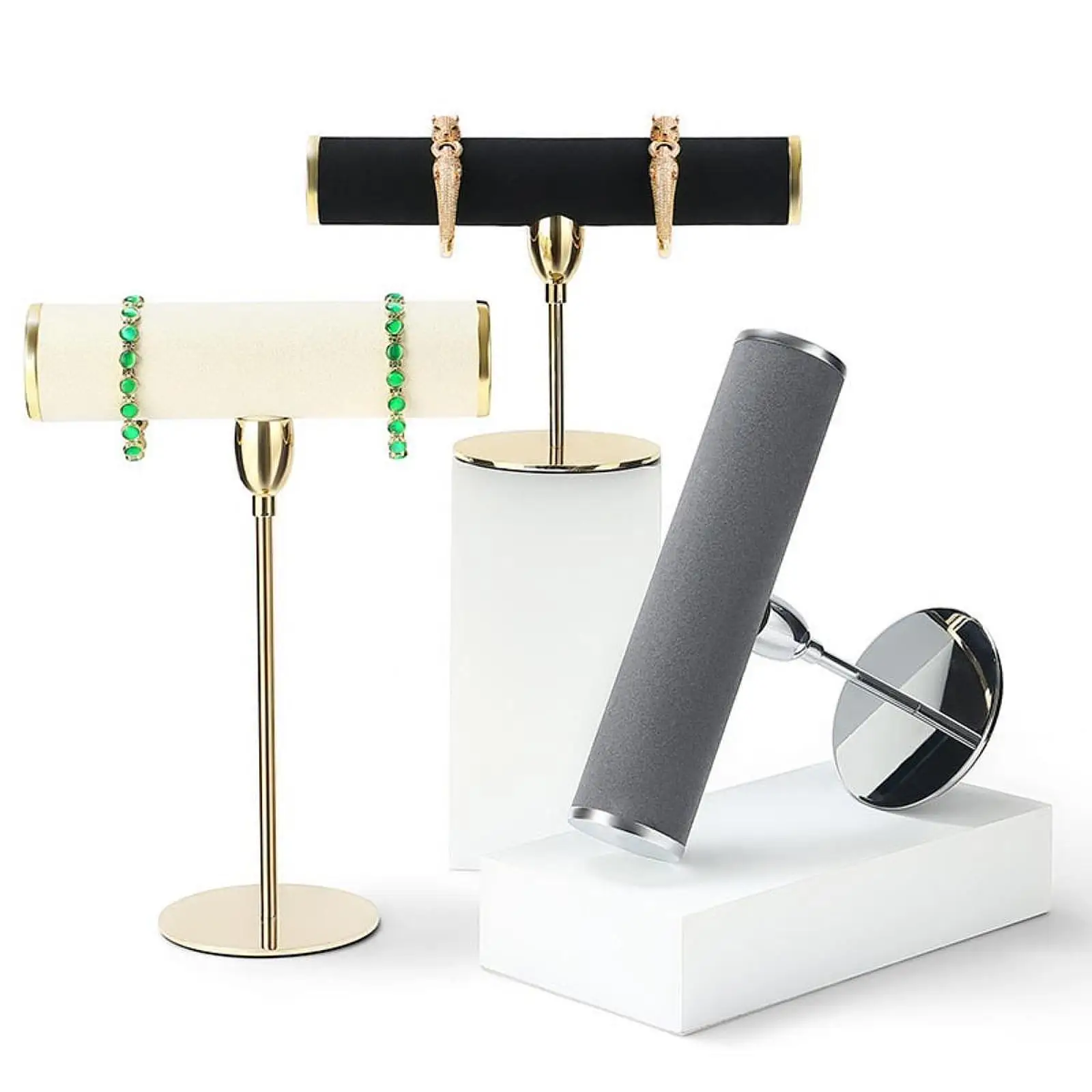 Metal Jewelry Display Stand Stylish Jewelry Holder Organizer Unique Bracelet Display Stand And Storage Solution